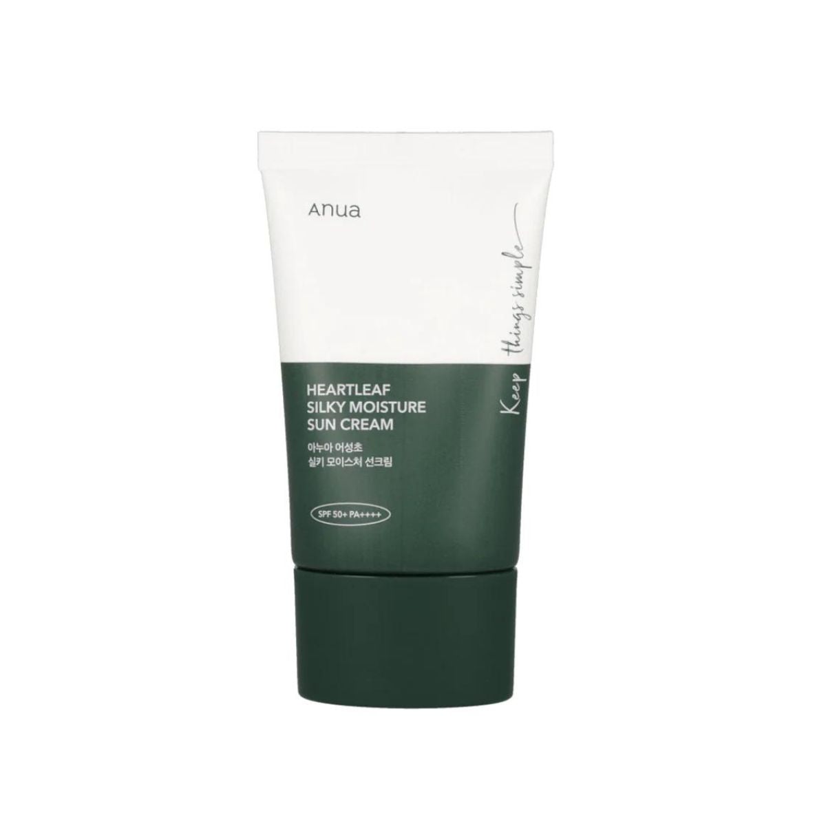 HEARTLEAF SILKY MOISTURE SUNSCREEN 50ML