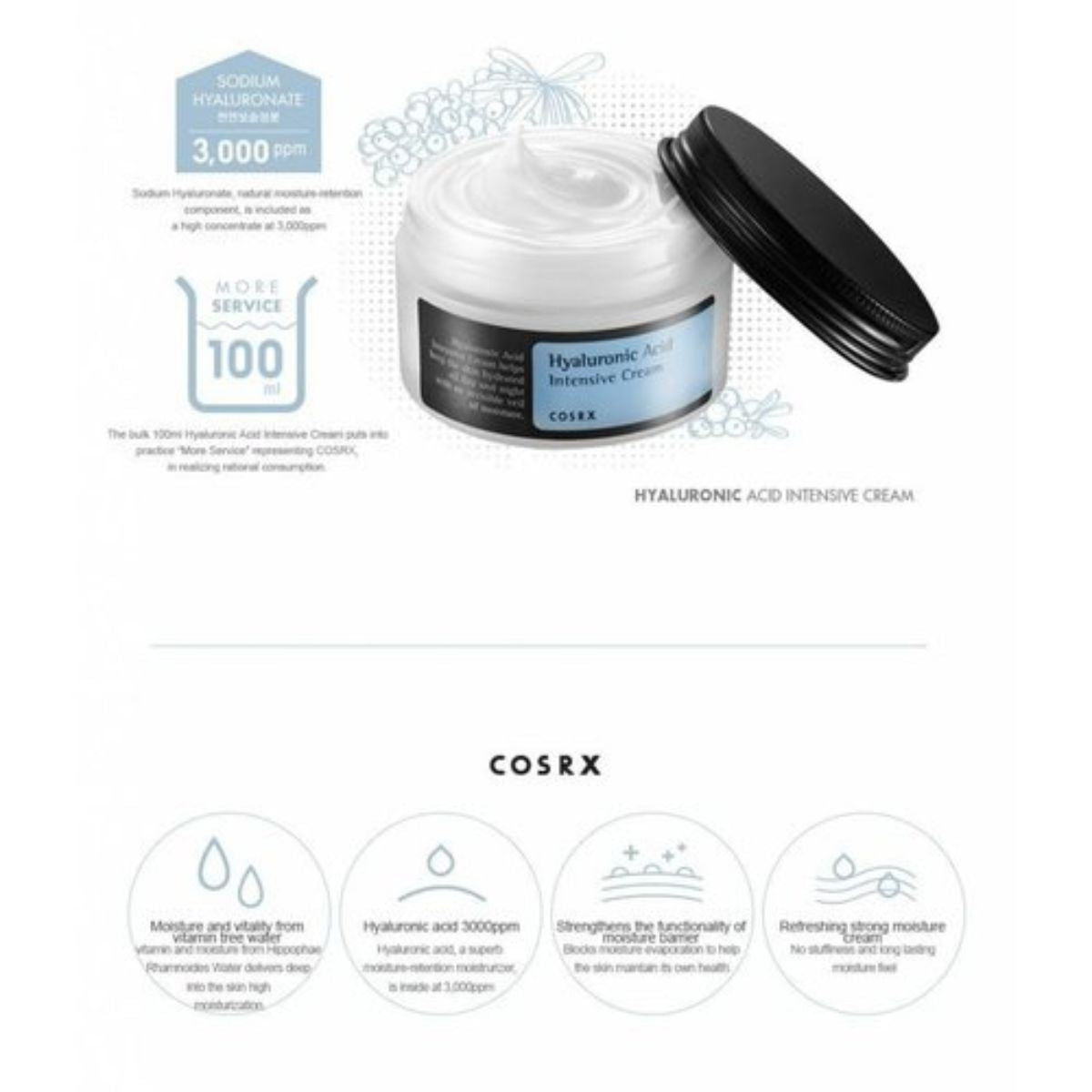 COSRX HYALURONIC ACID INTENSIVE CREAM