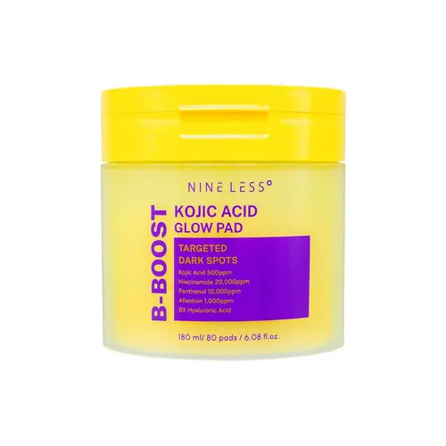 NINELESS B-Boost Kojic Acid Glow Toner Pad