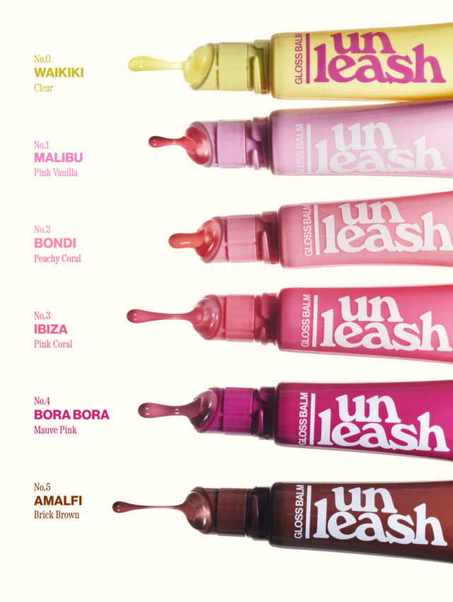 UNLEASHIA - Sunset Dazzle Gloss Balm - 6 Colors [No. 0 Wakiki]