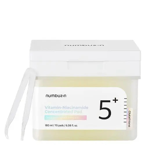 NUMBUZIN PADS CONCENTRÉS GLUTATHION VITAMINE-NIACINAMIDE NO.5+ [70 pads]