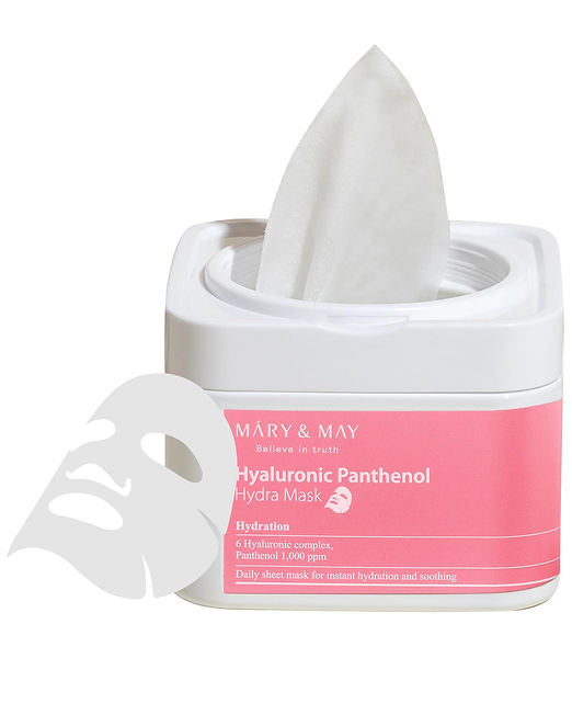 [MARY&MAY] HYALURONIC PANTHENOL HYDRA MASK 30PCS