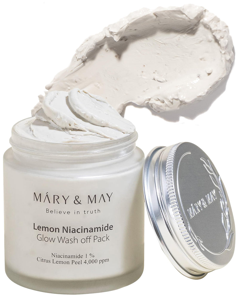 [MARY&MAY] LEMON NIACINAMIDE GLOW WASH OFF PACK 125G